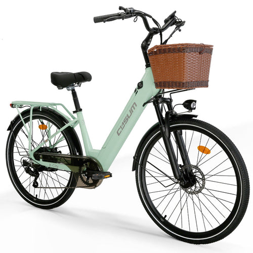 CYSUM X-City women e bike - 26 inch aluminum, 250w 10Ah, top speed