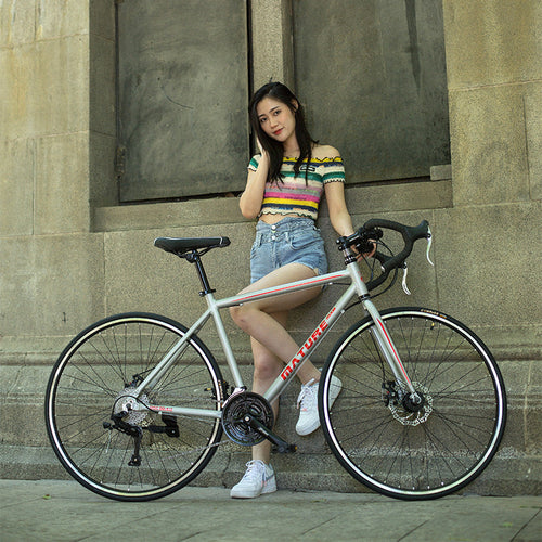 Carpat RoadLine™ 48 – Aluminum Flat Handle Road Bike (Matte Finish,