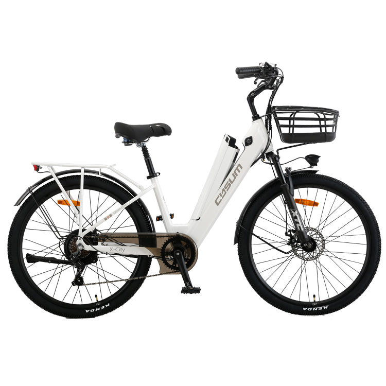 CYSUM X-City women e bike - 26 inch aluminum, 250w 10Ah, top speed