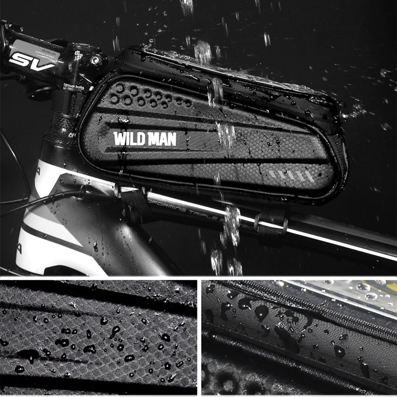 Rainproof Touch Screen Bag Bike Top Tube Mountain Bag