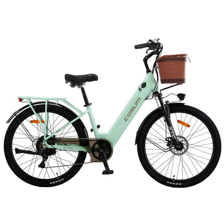 CYSUM X-City women e bike - 26 inch aluminum, 250w 10Ah, top speed